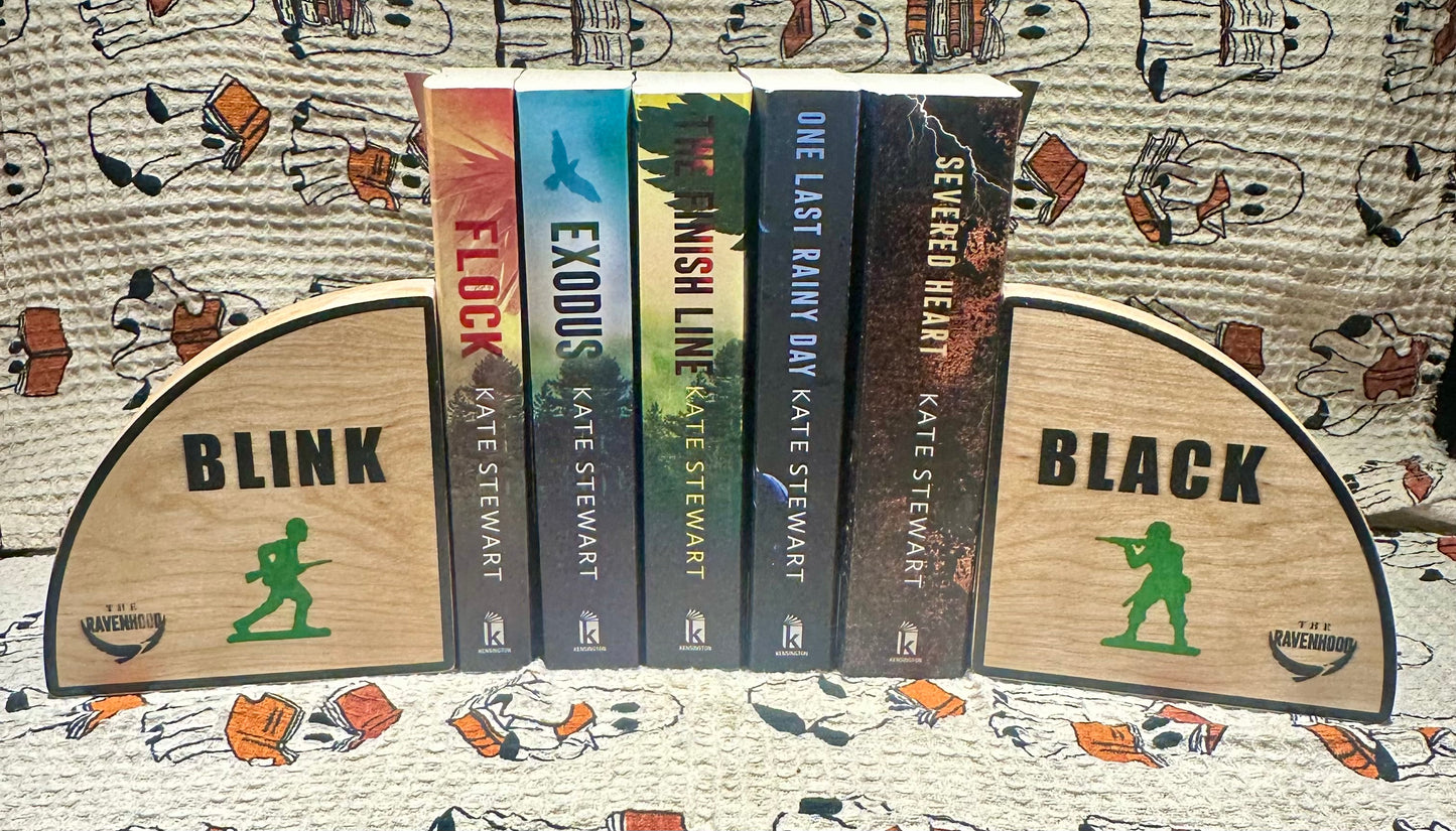 Officially Licensed Blink Black bookends