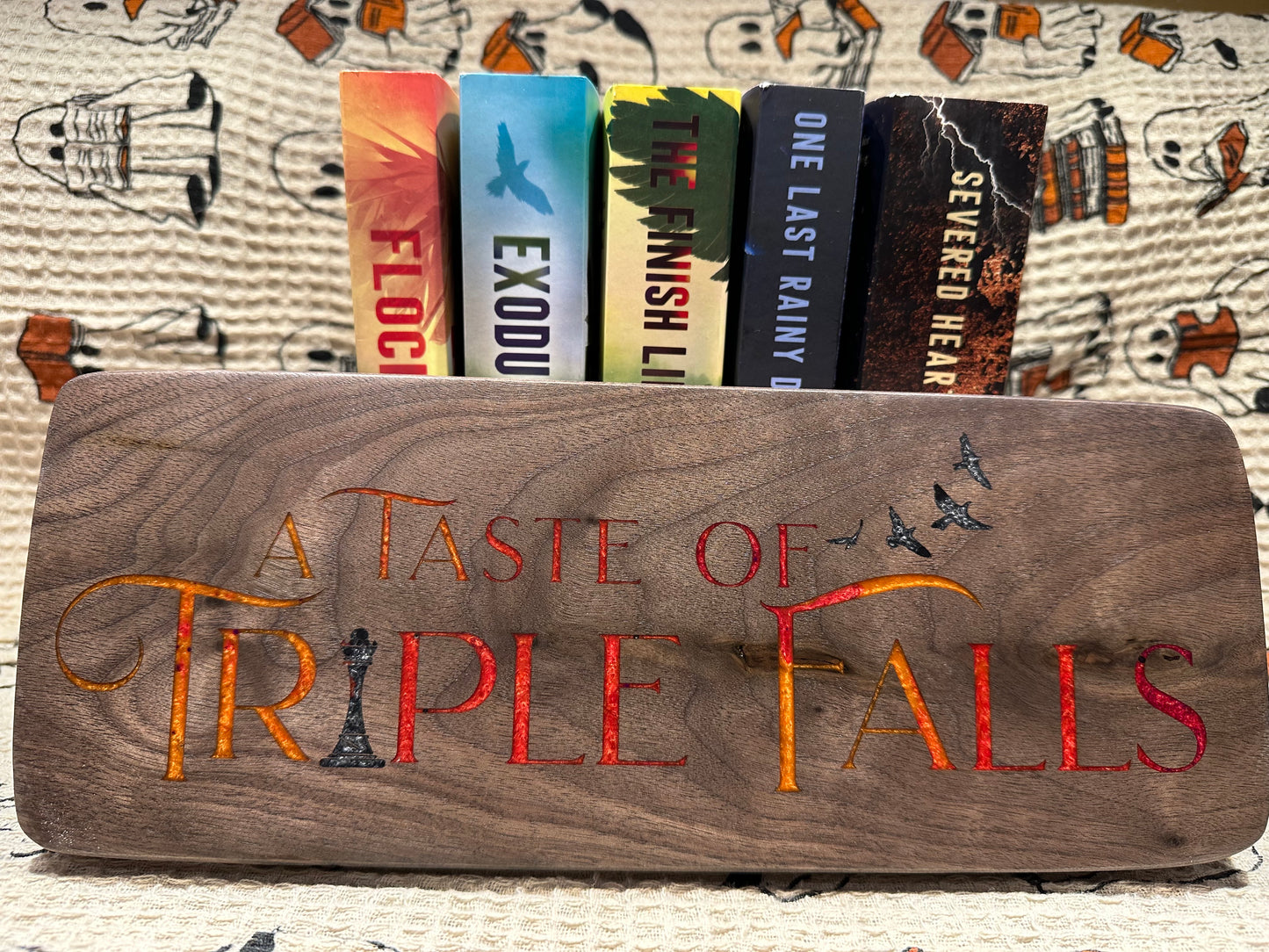 Officially Licensed A Taste of Triple Falls Limited edition bookshelf sign - Preorder