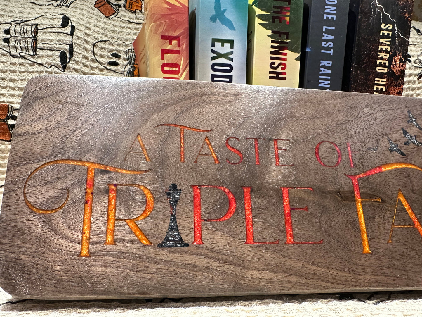 Officially Licensed A Taste of Triple Falls Limited edition bookshelf sign - Preorder