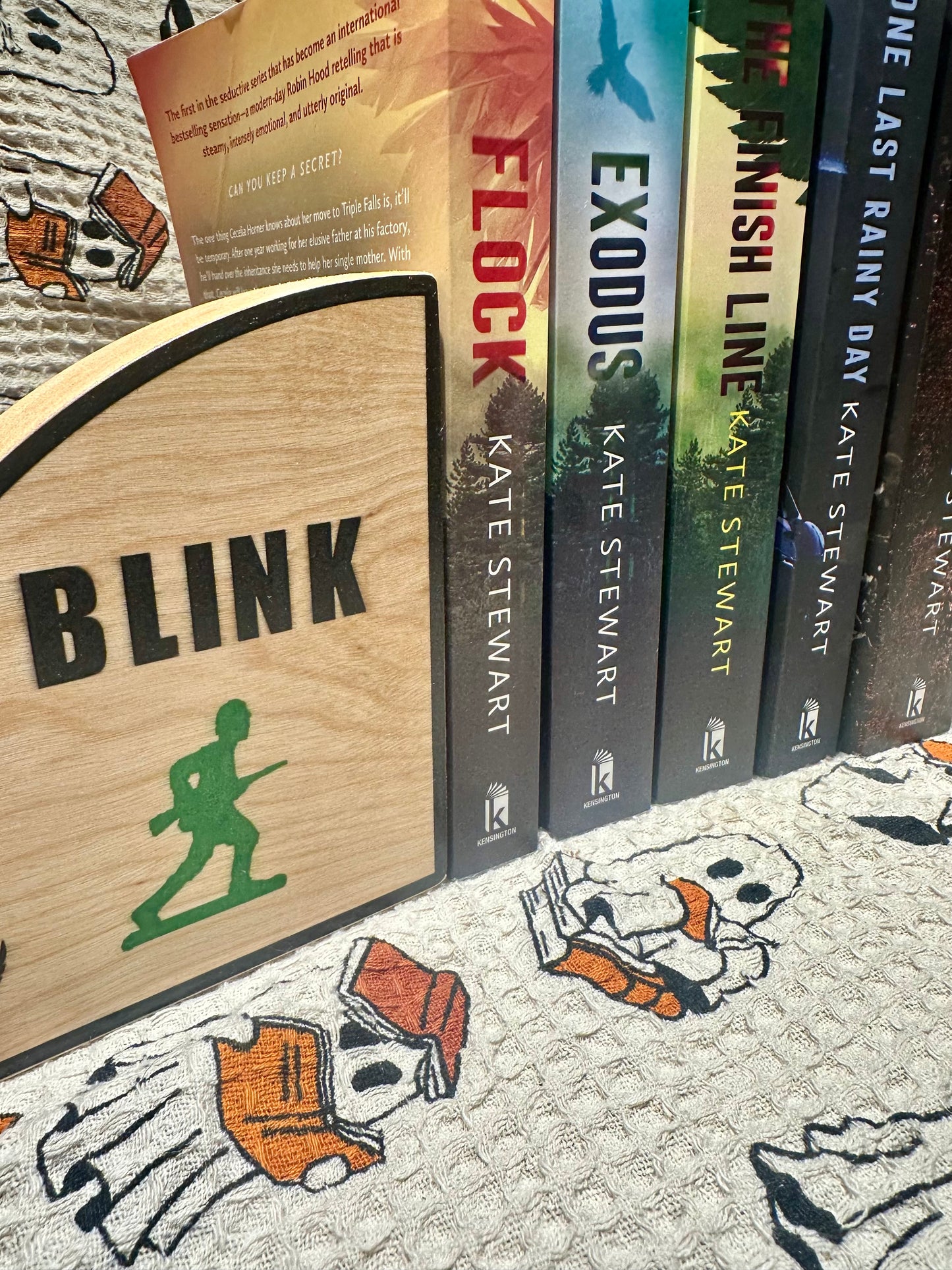 Officially Licensed Blink Black bookends