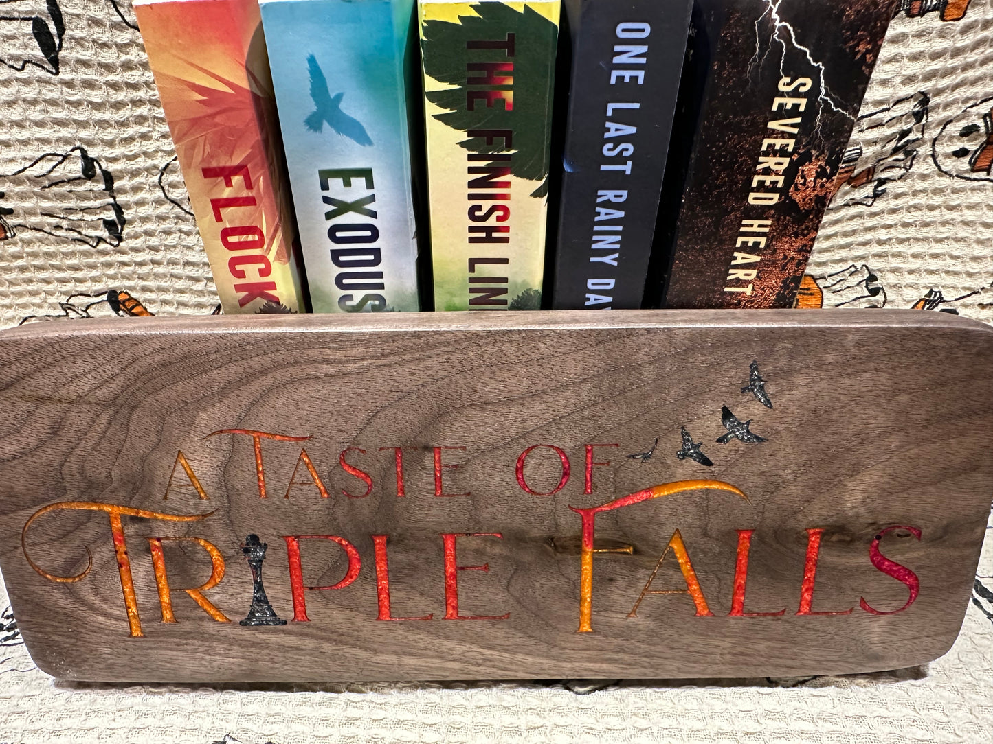 Officially Licensed A Taste of Triple Falls Limited edition bookshelf sign - Preorder
