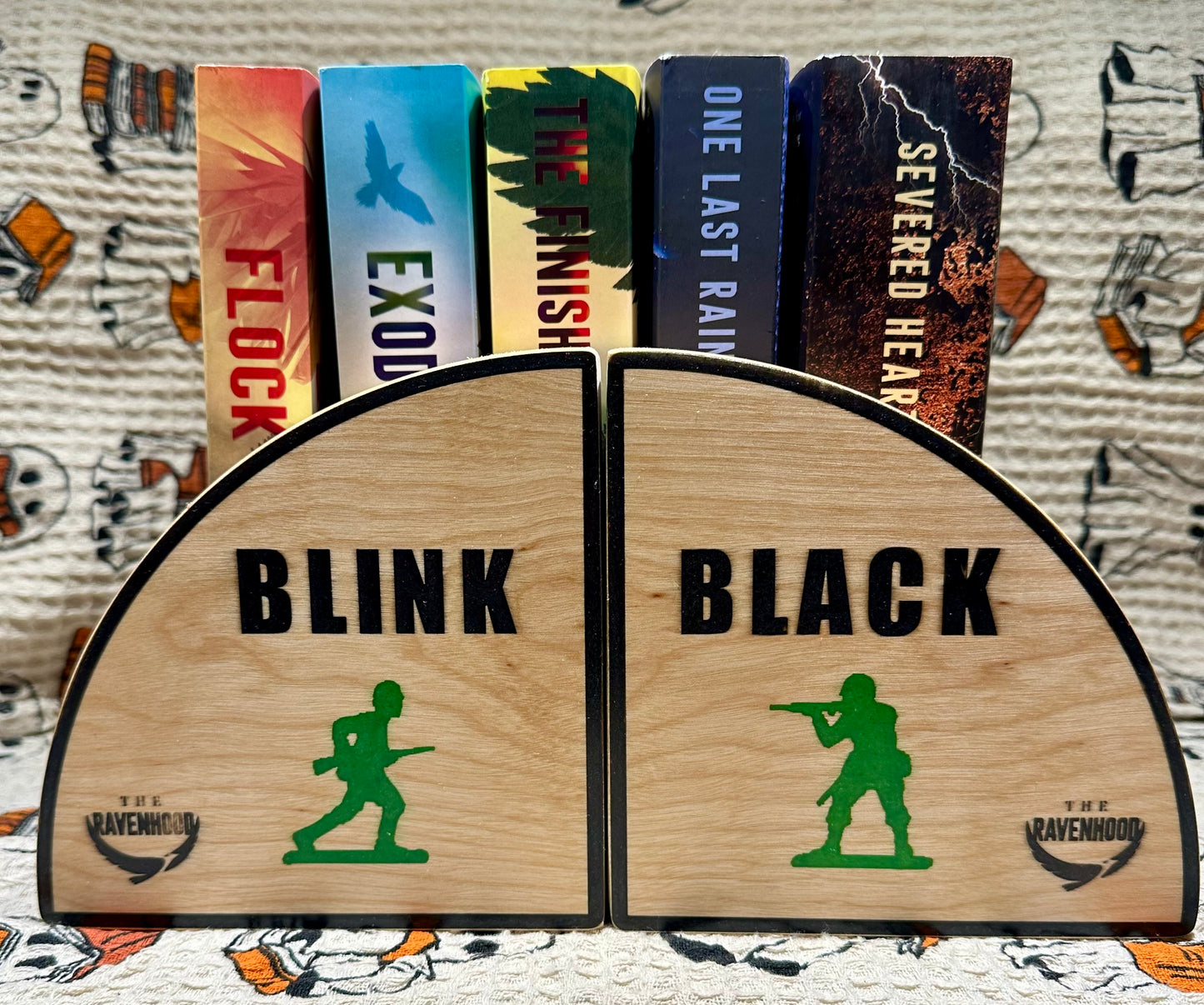 Officially Licensed Blink Black bookends
