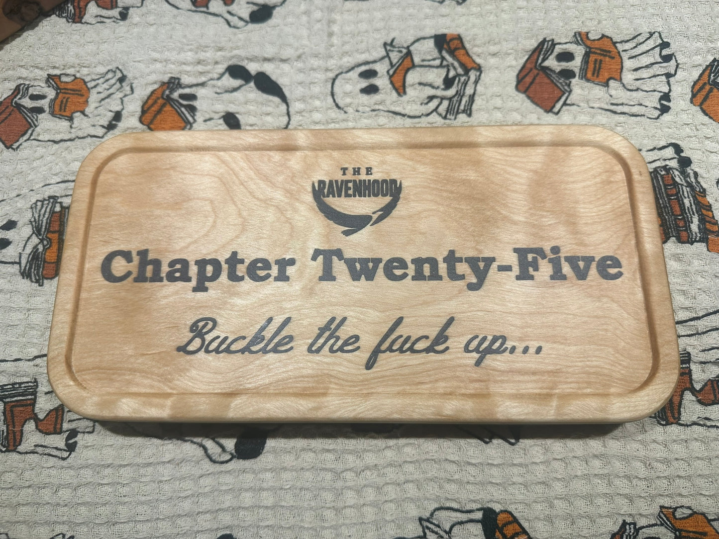 Officially Licensed Chapter 25 Bookshelf Sign