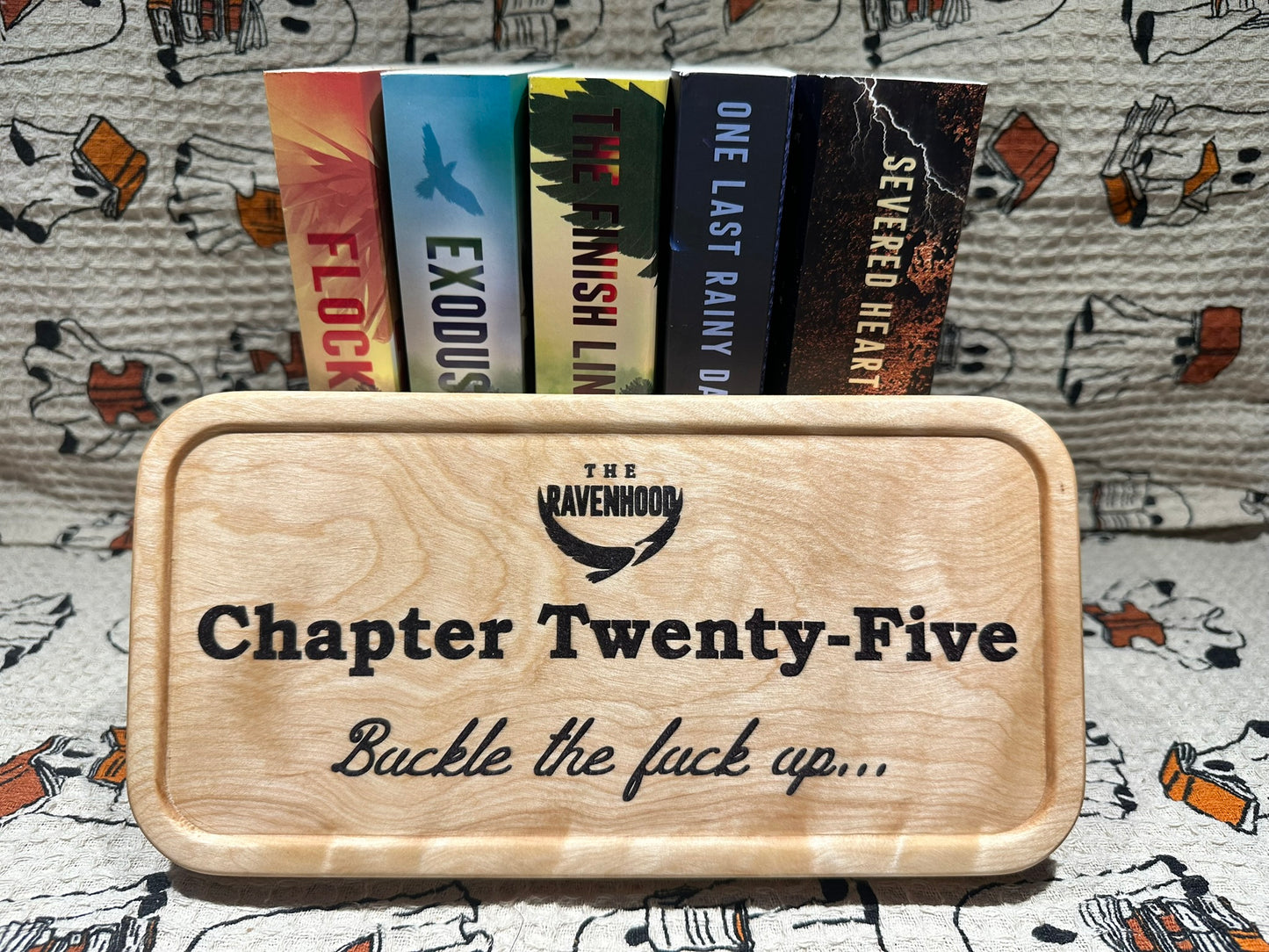 Officially Licensed Chapter 25 Bookshelf Sign