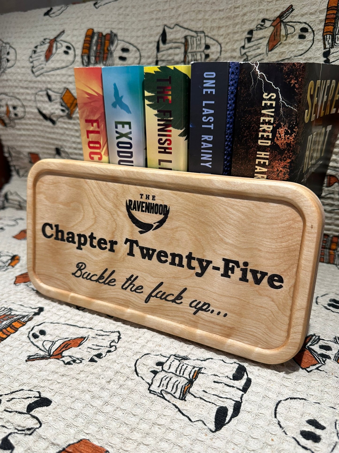 Officially Licensed Chapter 25 Bookshelf Sign